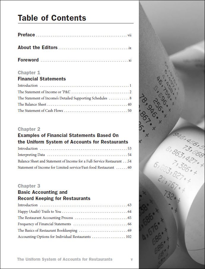 Uniform System of Accounts for Restaurants RestaurantOwner