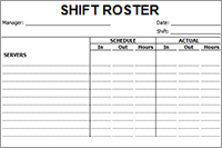 employee shift roster employee shift
