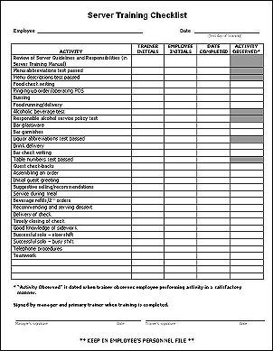 employee training checklist koni polycode co