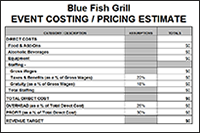catering spreadsheet