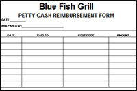 Petty Cash Forms