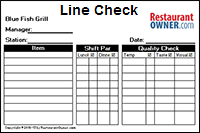 Kitchen Par Sheet Template from www.restaurantowner.com