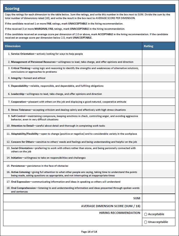 interview-package-tableservice-restaurant